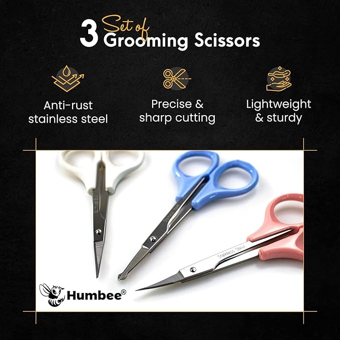 Hair Trimming Scissors Set, Grooming