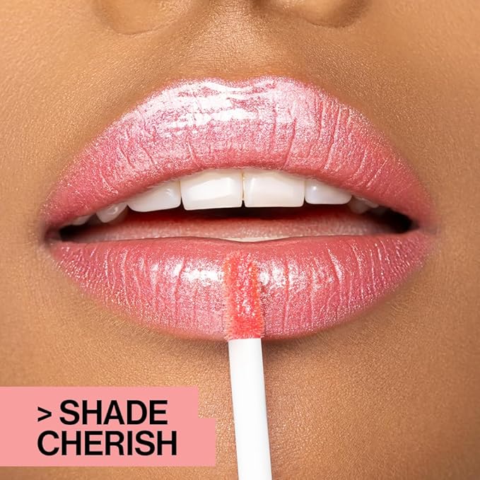 wet n wild MegaSlicks Lip Gloss, Ultra-Glossy, Vitamin-E Enriched, Ultra-Gloss High Shine Moisturizing, Cruelty-Free & Vegan - Champagne Please