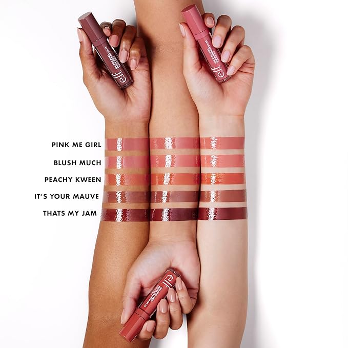 e.l.f. Sun Boss Gloss SPF 25, Pigmented Lip Gloss For A High-Shine Finish, Moisturizing & Conditioning Formula, Vegan & Cruelty-Free, That's My Jam