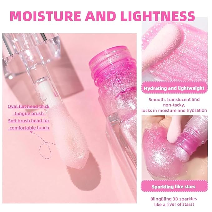 Conversionh Color Changing Lip Oil, Conversion Lip Stain, Conversionh Lip Oil, Boss up Magic Color Changing Lip Oil, Warm Change Hydrating Plumping Lip Nourishing Non-stick Oil (Pink)
