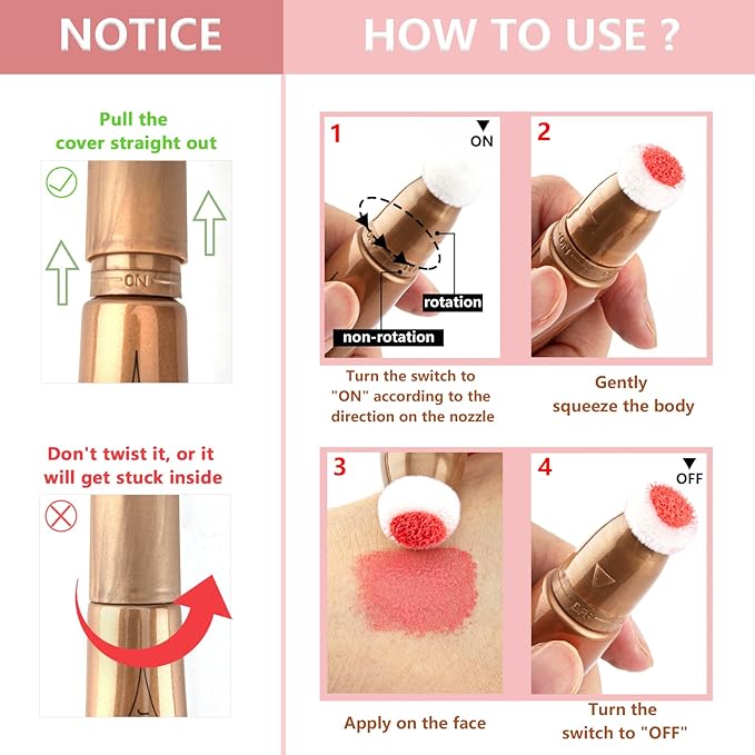 Blush Wand Liquid Cream Blush Liquid Face Blush Pink Blush)