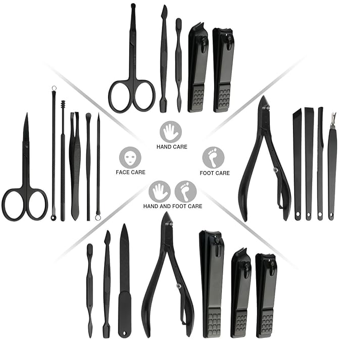 Manicure set, esarora 18 in