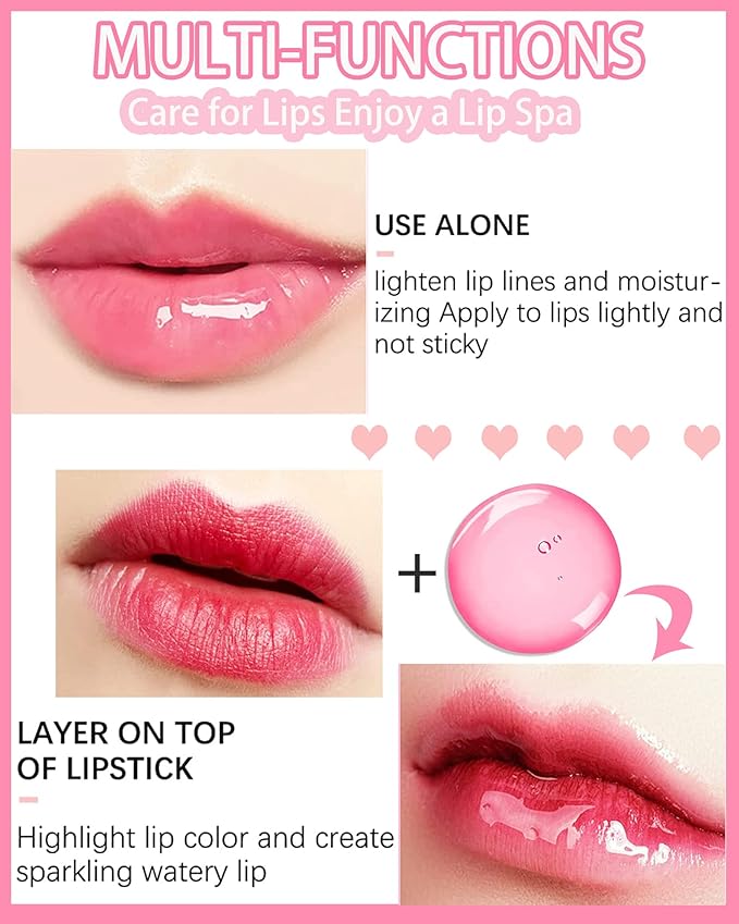 Plumping Lip Glow Oil,Hydrating Tinted Lip Lipstain,Gift