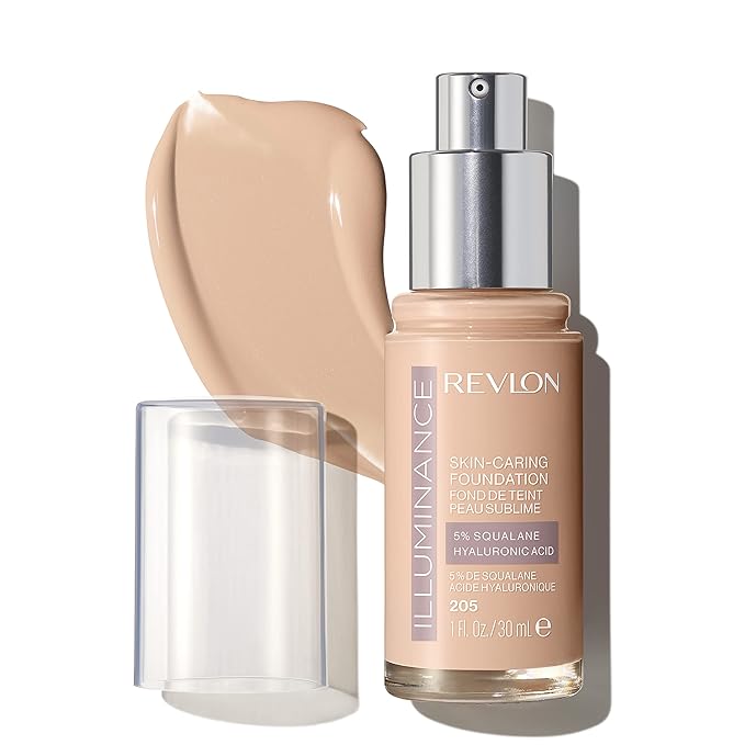 Revlon Illuminance Skin-Caring Liquid Foundation, Hyaluronic Acid, Hydrating of 1)