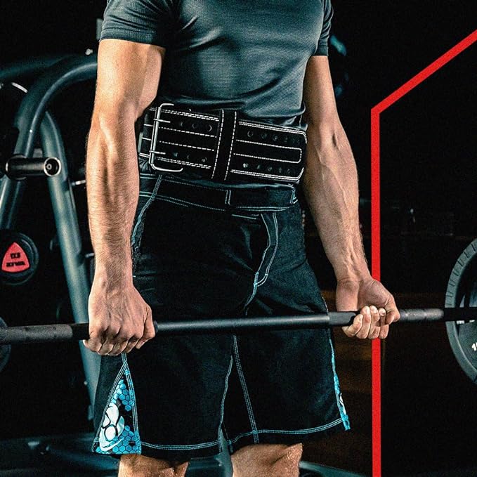 Hawk Sports Double Prong Powerlifting Belt for Men 10mm Thick, 4" Wide