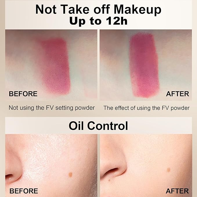 Translucent Setting Powder, FV Loose Powder for Oil 10g