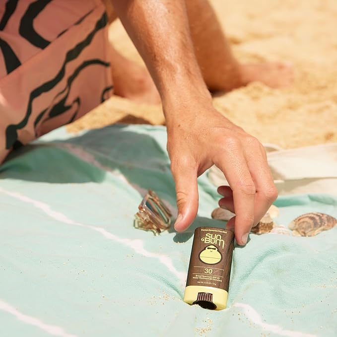 Sun Bum Original SPF 30 Sunscreen Face Stick | Vegan and Reef Friendly (Octinoxate & Oxybenzone Free) Broad Spectrum Moisturizing Roll-On UVA/UVB Sunscreen with Vitamin E | .45 oz (20-45030)