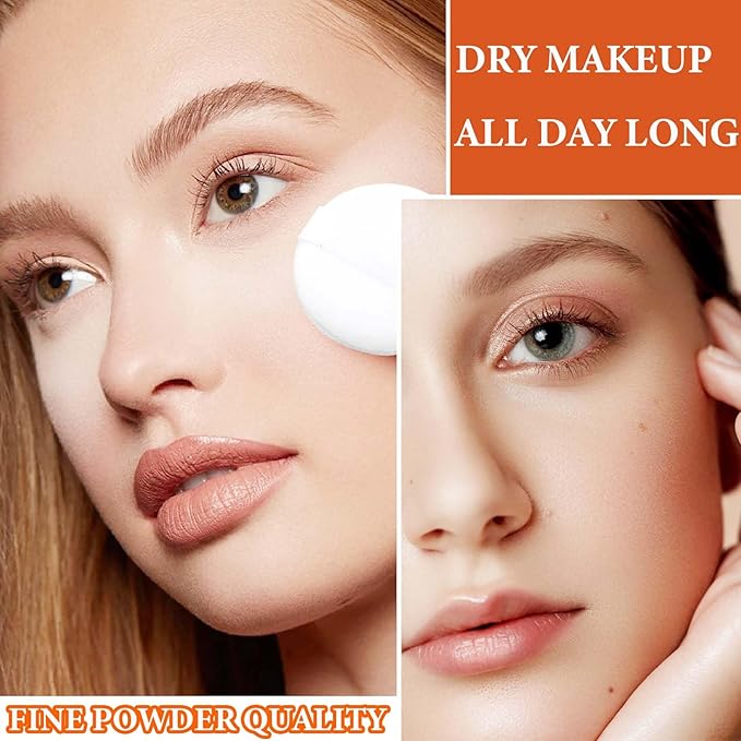 Oil Control Loose Face Powder,Translucent Setting Powder With