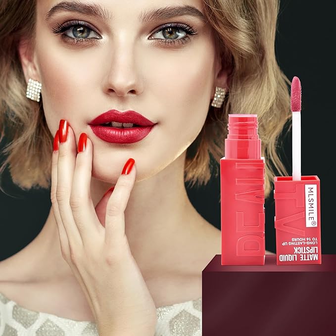 Matte Lipstick Waterproof and Smudge Proof Long Lasting Smudge