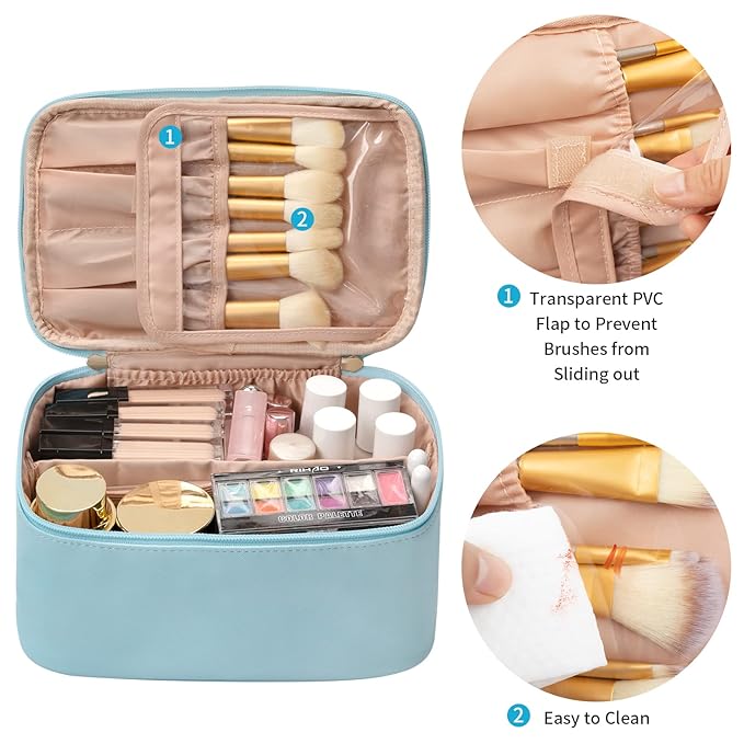 Ocheal makeup bag, portable cosmetic