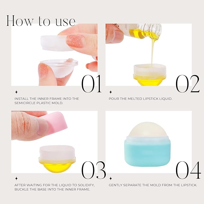 0.25 oz（7g） Empty Lip Balm Square