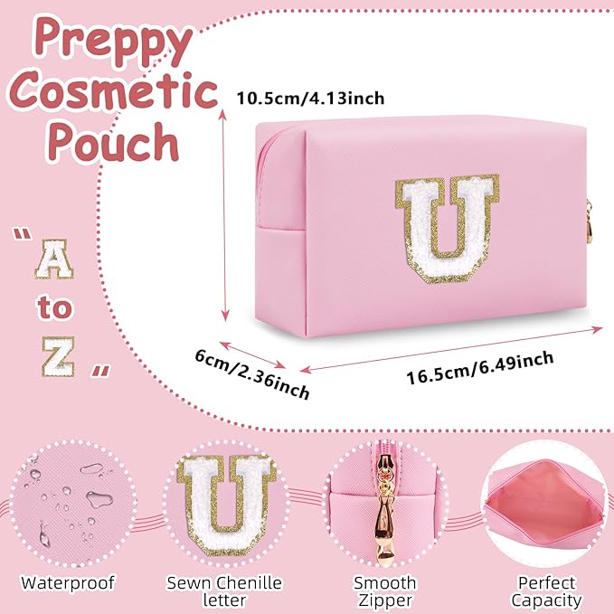 2pcs personalized initial letter makeup