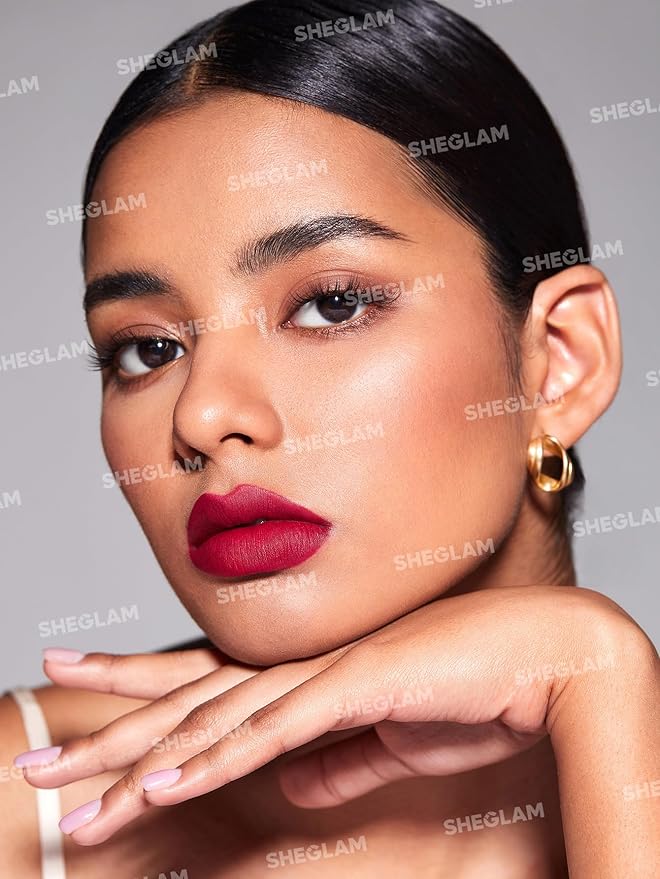 SHEGLAM Lip Liner Creamy Matte Pencil High Pigment Not Easy to Fade Silky Smooth Matte Contour Tint Lip Makeup-City Nights