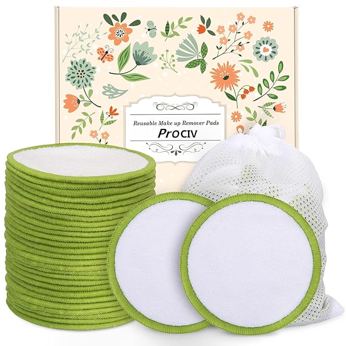 Prociv reusable makeup remover pads