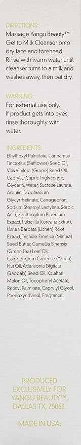 Gel to milk cleanser