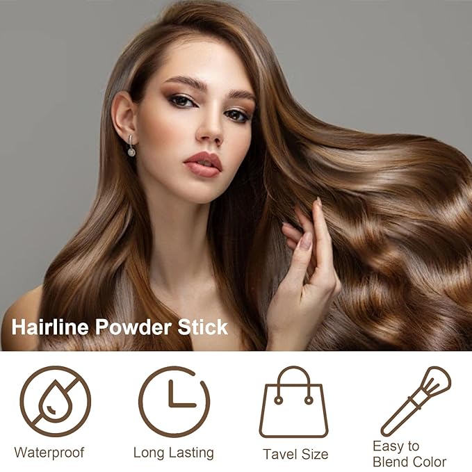 Hairline Powder Stick, Dark Brown