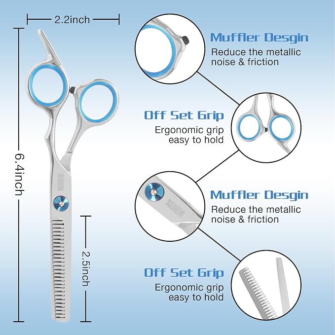 10 PCS Hair Cutting Scissors