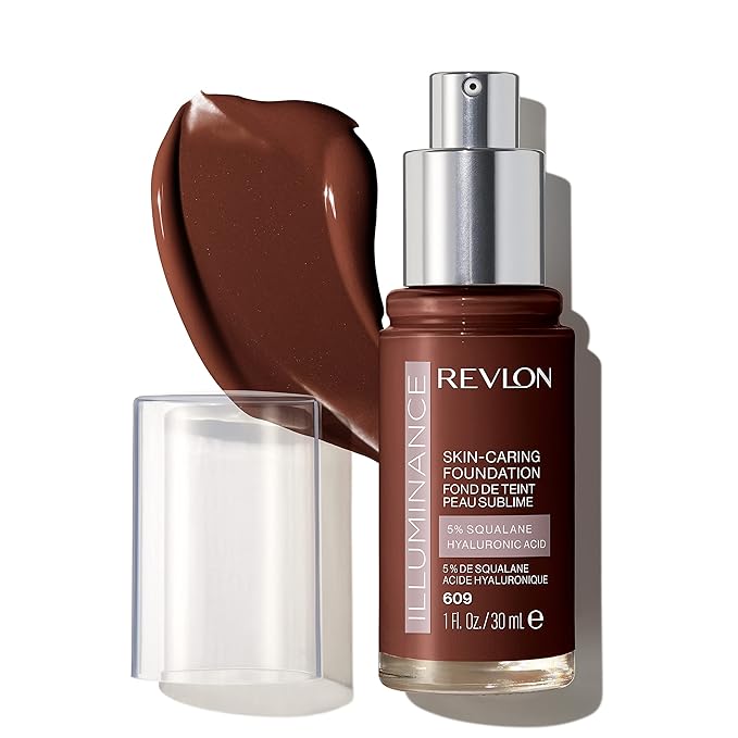 Revlon Illuminance Skin-Caring Liquid Foundation, Hyaluronic Acid, Hydrating of 1)