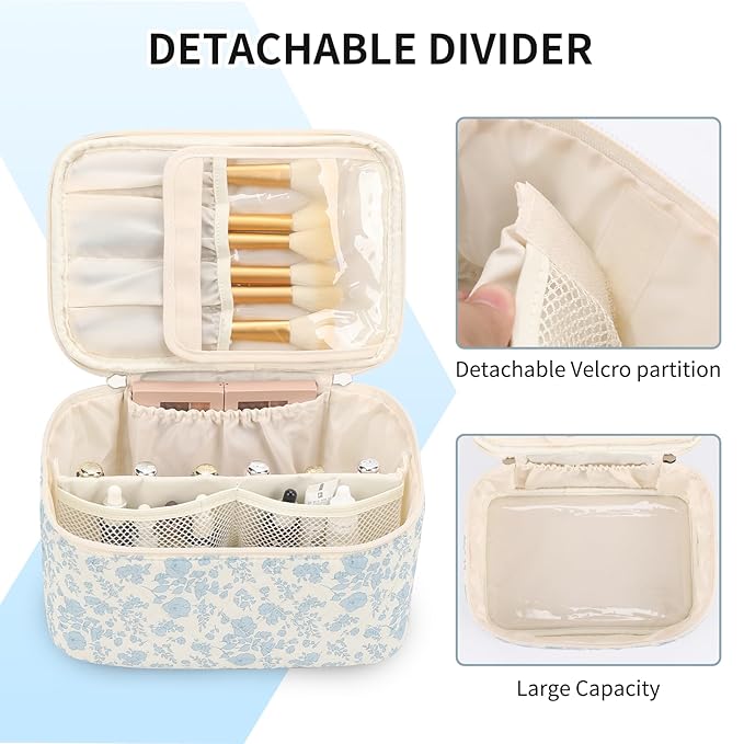 Ocheal makeup bag portable cosmetic