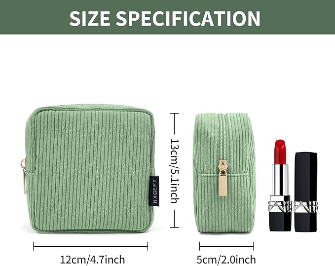 Magefy small makeup bag mini