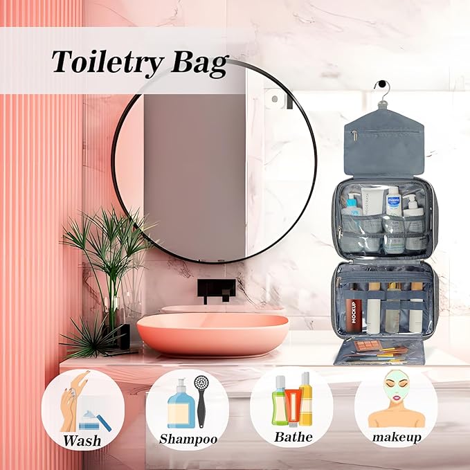 Baglher travel toiletry bag for