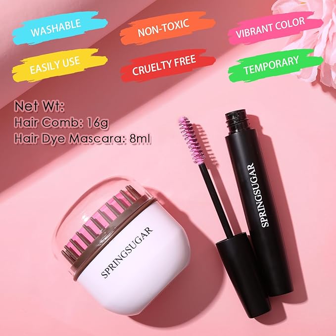 Hot Pink Temporary Hair Chalk