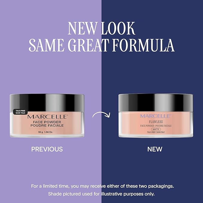 Marcelle Loose Setting Face Powder, Translucent, Talc-Free, Mattifying, Cruelty-Free, 1.. 94 Oz