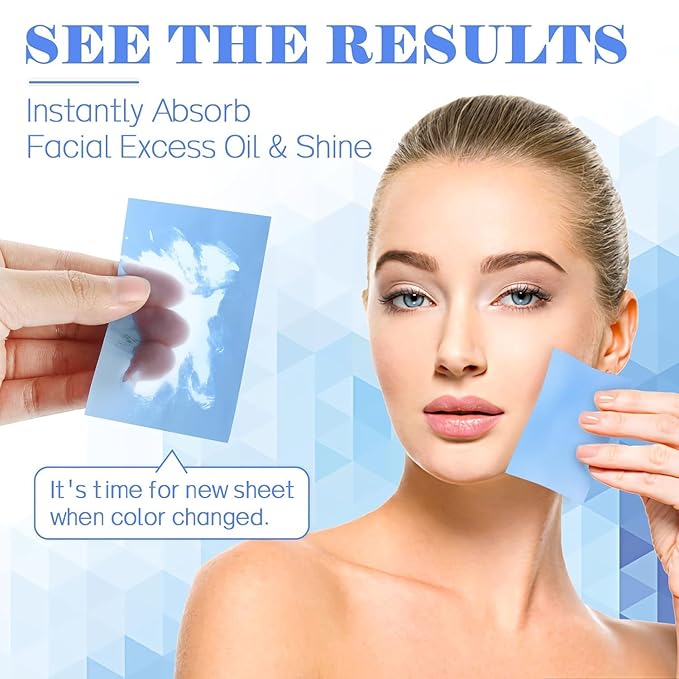 Great Absorbent Oil Blotting Sheets for Face -