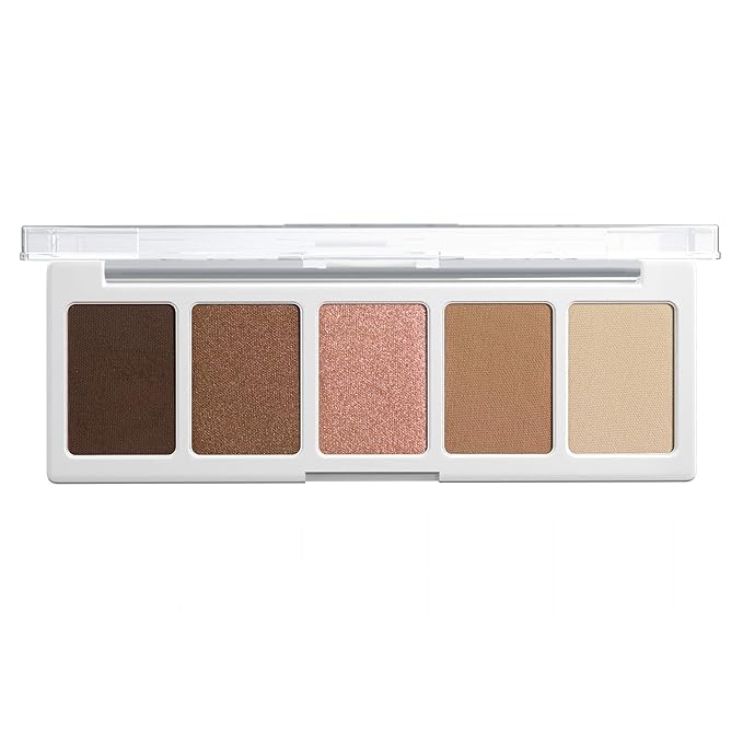 wet n wild Color Icon Eyeshadow Makeup 5 Pan Palette, Matte, Shimmer, Metallic, Long Wearing, Rich Buttery Pigment, Cruelty Free - Walking On Eggshells