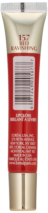 L’Oréal Paris Colour Riche Le Gloss, Red Ravishing, 0.4 fl. oz.