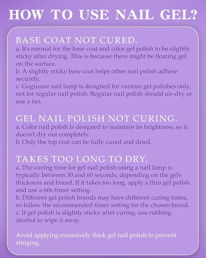 Gugusure uv led nail lamp,