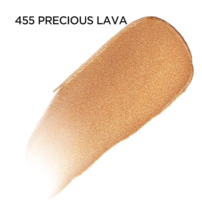 L'Oreal Paris Brilliant Eyes Shimmer Liquid Eye Shadow, Longwearing Lasting Shimmer, Crease Resistant, Flake-Proof, Precision Applicator, Quick Dry, Non-Greasy, Precious Lava, 0.1 oz.