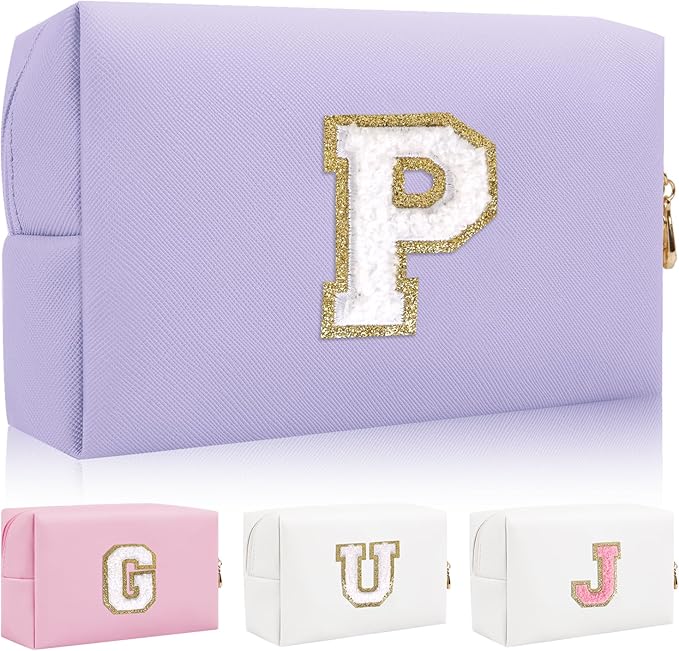 Personalized initial letter patch makeup