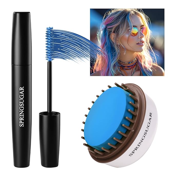 Blue Temporary Hair Chalk Color