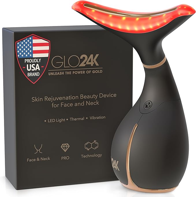 Glo24k red light beauty device