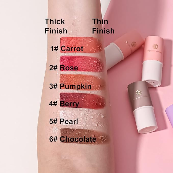 YOUNG VISION Cream Contour Sticks Collection, 6 Colors or Girls…