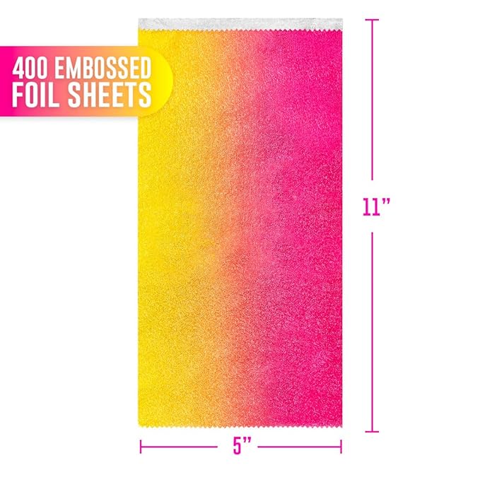 Colortrak Yellow/Pink Gradient Pop-up Foil