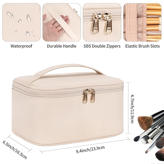 Ocheal makeup bag, portable cosmetic