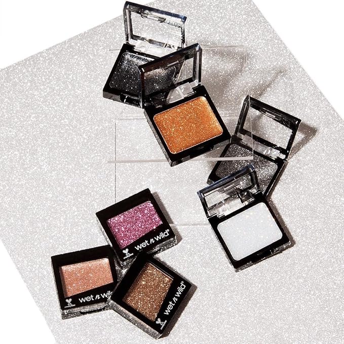 wet n wild Color Icon Eyeshadow Glitter - Ultra-Pigmented, Vitamin E Infused for a Silky-Smooth Moisturizing Application, Cruelty-Free & Vegan - Karma