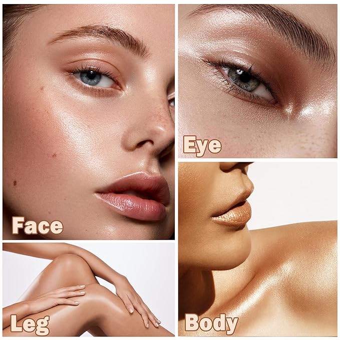 CAHIUYOA Cream Contour Stick,Highlighter Bronzer Stick Makeup Waterproof - 02