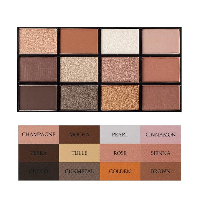 12 Colors Eyeshadow Palette Makeup Shades Nude Matte