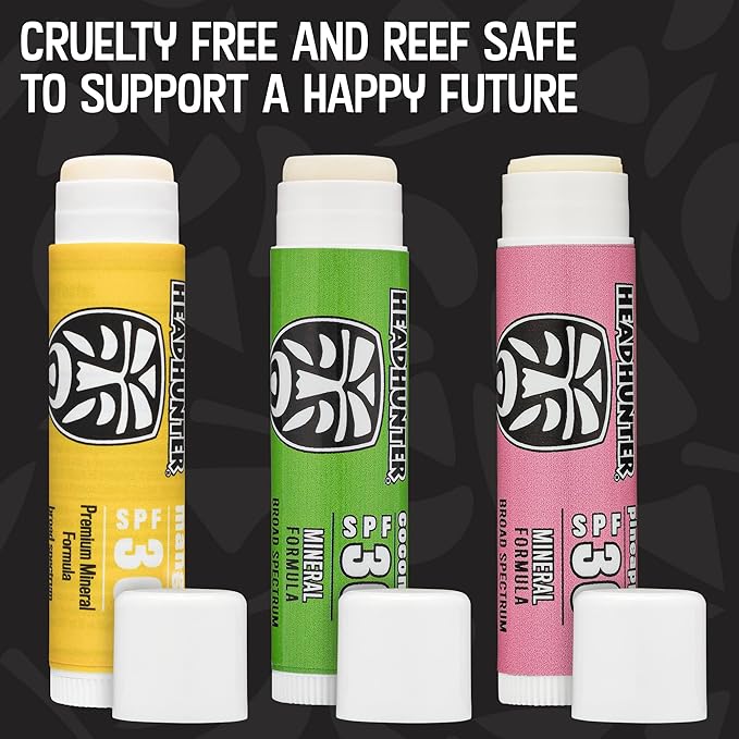 Headhunter Sport Chapstick Sunscreen SPF 30, Mango