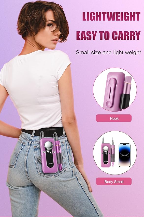 Electric nail drill professional, 45000rpm