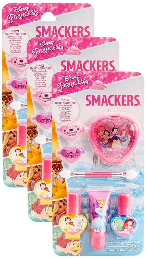 Lip Smacker Disney Color Collection, Princess Makeup Set, Lip