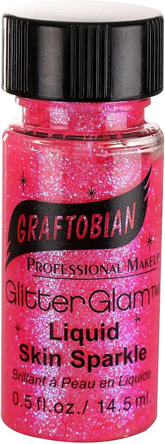 Graftobian Liquid Glitter - Pink Passion 0.5 oz