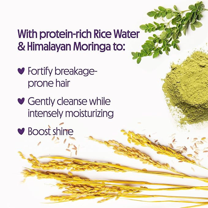 Not Your Mother's Naturals Superior Strength Shampoo & Conditioner Set - 15.2 fl oz - Sulfate-Free Hair Products - Rice Water & Himalayan Moringa