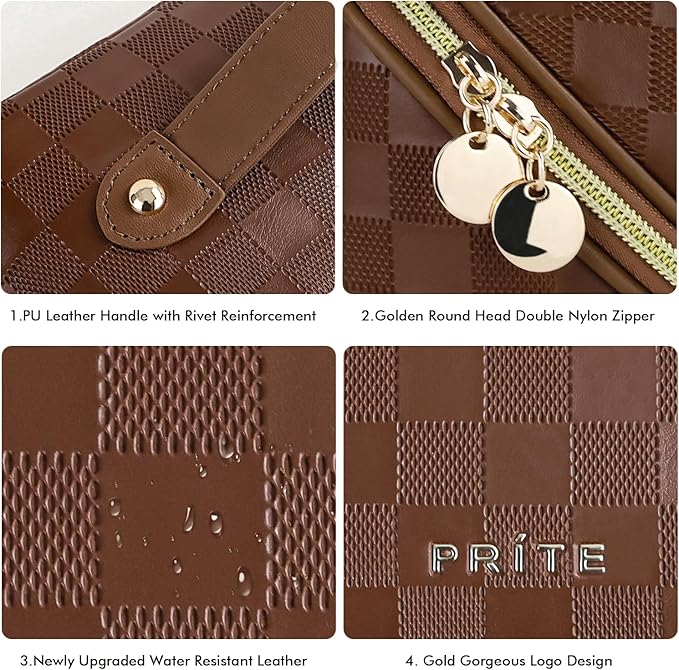 Prite travel cosmetic bag makeup