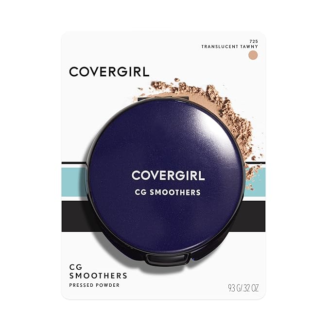 COVERGIRL Smoothers Pressed Powder, Translucent Tawny, .32 Ounce, may vary)