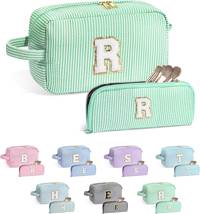 YOOLIFE Initial Makeup Bag -