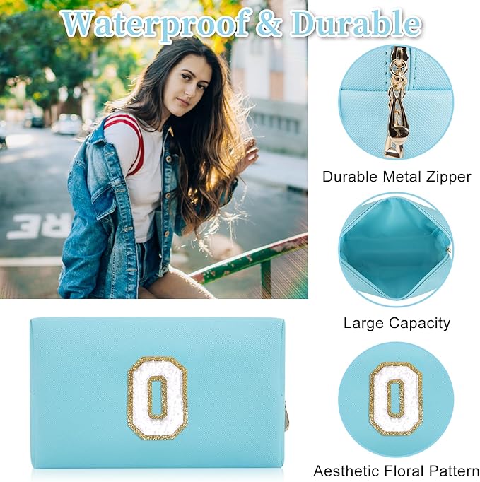 Personalized initial letter patch makeup